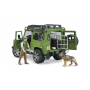 Игрушка Bruder Land Rover Defender с лесником и собакой