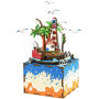 Деревянный 3D конструктор - музыкальная шкатулка Robotime "Vocational Island" - AM407