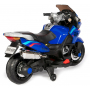 Детский электромотоцикл XMX (синий, EVA, с ручкой газа, 12V) - XMX609-BLUE