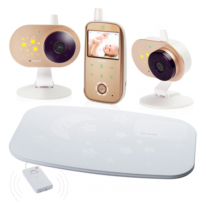 Видеоняня с двумя камерами и монитором дыхания Ramili Baby RV1200X2SP