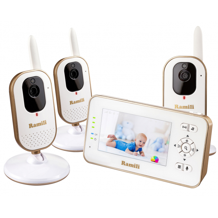 Цифровая видеоняня Ramili Baby RV350X3 (3 камеры)