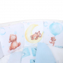 Комплект в кроватку 6 предметов Альма-Няня Мир игрушек Baby Boy