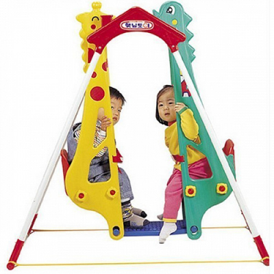 Качели Haenim Toy Жираф-Дракон для двоих детей