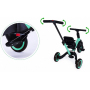 Детский беговел-велосипед 4 в 1 с родительской ручкой, зеленый - TR007-CYAN