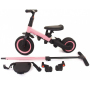 Детский беговел-велосипед 4 в 1 с родительской ручкой, розовый - TR007-PINK